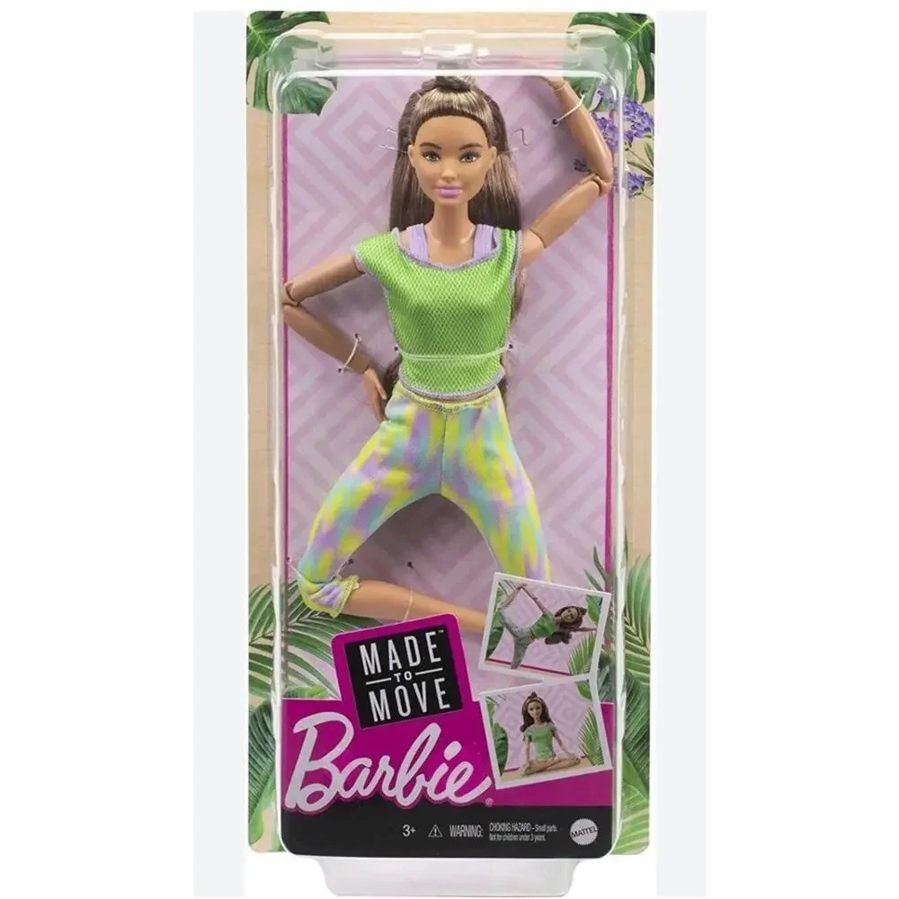Teresa Barbie Doll Made to Move Doll Yoga 2020 Articulated Green Top No Clothes - Picture 2 of 9